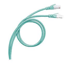 Weight 45 kg (1) in metre(s) Pack Cat. Nos. Cat. 8 RJ 45 patch cords Conform to ISO/IEC 11801 edition 3.