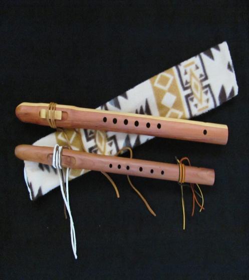 In North America, Indian of the plateau, northeast, southwest and the great plains cultures made wooden flutes.they played flute music to entertain people.