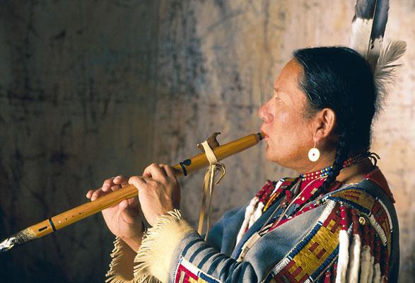 The Sioux Indian (Dakota, Lakota and Nakota) made cedar flutes with five holes that could play five notes Summary It is quite obvious how Native American have been leaders in the world of sound and