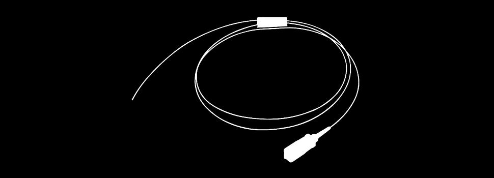 Pigtail Cables Secondary Coated 900um Fibre 900μm secondary coated multimode (OM1/OM2/OM3/OM4) or singlemode (G.652.D) pigtail cable.