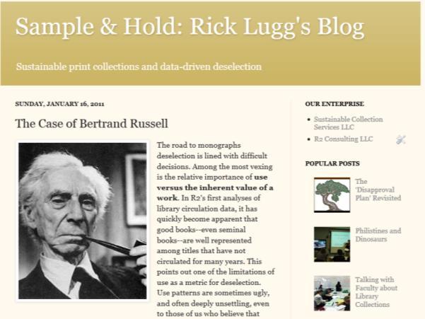 The Case of Bertrand Russell Alternatives exist,