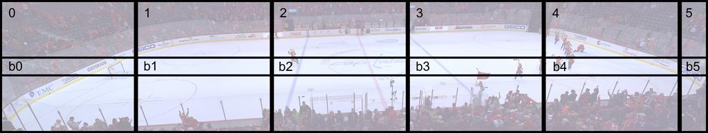 Figure 4.11: Selected 1080p RoIs for hockey1 1. The RoIs are called with their corresponding notation on the figure. Selected 1088p RoIs for hockey1 1.
