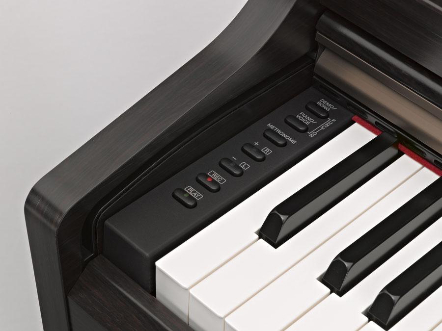 Enhanced Cabinet The YDP-162's cabinet is slightly taller than some models which creates a more substantial upright piano look and delivers a richer tone.