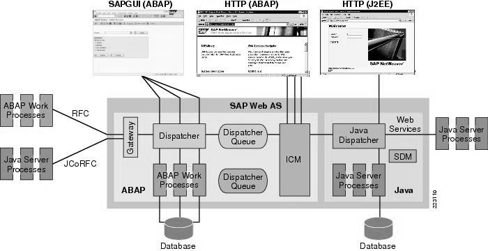 SAP NetWeaver Application Server reprezintă partea centrală a stack-ului software SAP care face posibilă dezvoltarea aplicaţiilor ABAP şi/sau Java pentru stocarea şi procesarea datelor.