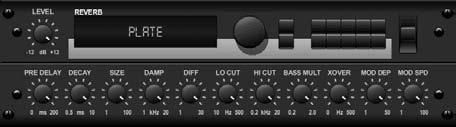 Use the swelling crescendo of the Reverse Reverb to add an ethereal quality to vocal and snare tracks.