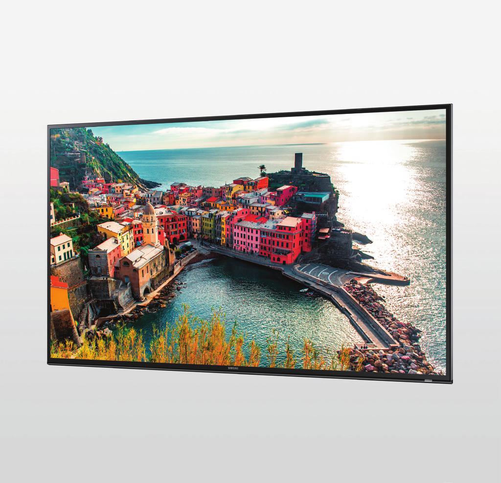 Data sheet Samsung QMD Series SMART Signage Display business messaging in ultra-realistic detail Highlights Deliver your business messaging 16/7 in Ultra-High-Definition (UHD) resolution with