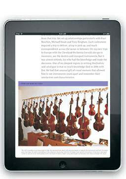 A page from the ipad app for the Caldwell Collection Catalogue. The Caldwell Collection of Viols: Where to Find the Catalogue The app is on sale on the App Store: http://itunes.apple.