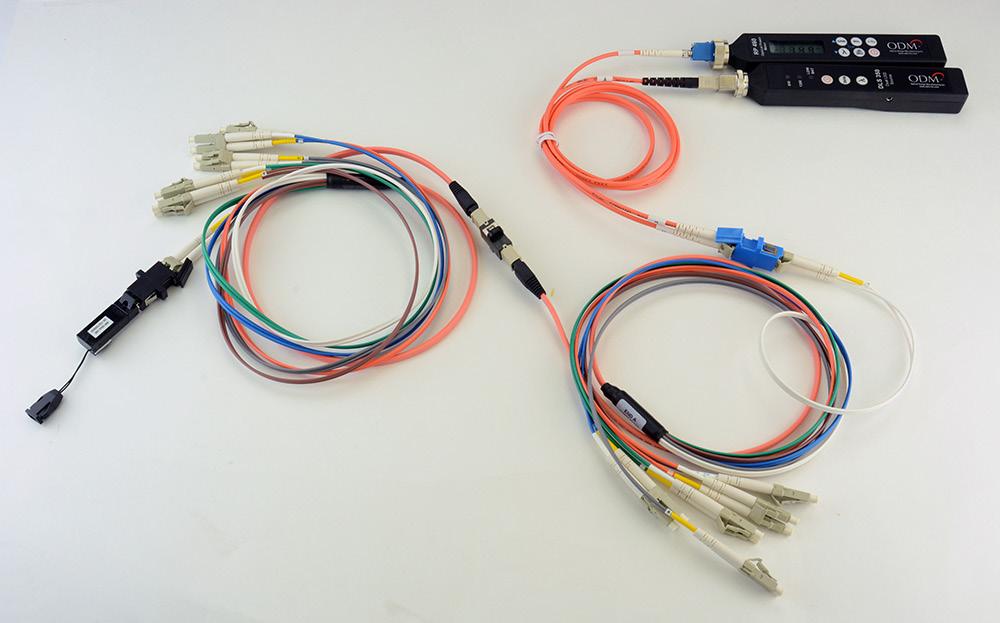 16 5. Separate the loopback module from the RP 460 and DLS 350, leaving the orange referencing cables attached to the units.