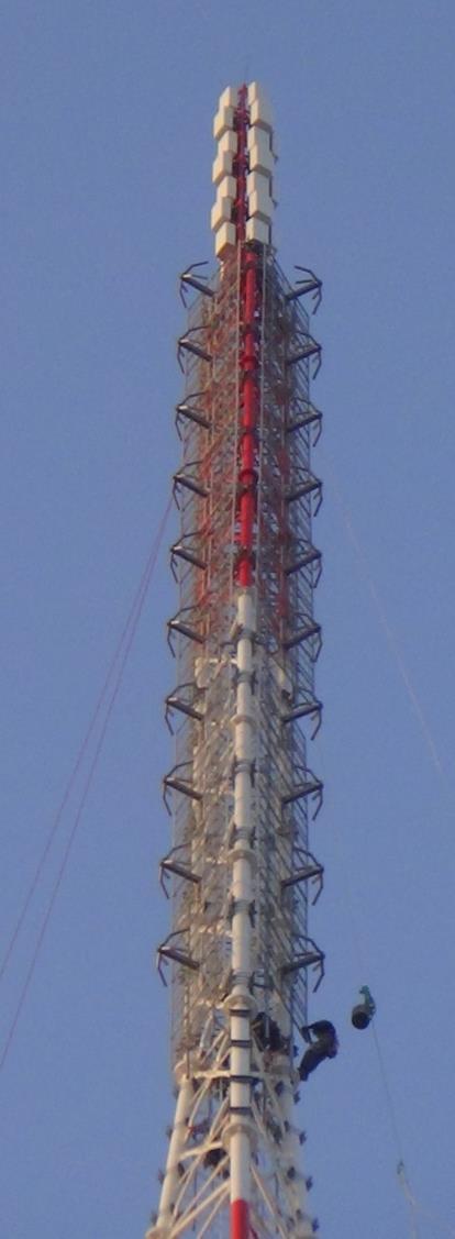 230m Guyed mast