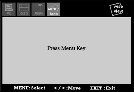 Menu: Select (next sub menu) 3: Exit.