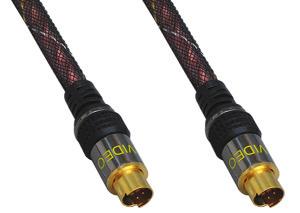 All Epitome S-VHS cables feature gold-plated connections to maximize signal transfer while affording long-term tarnish free connection.