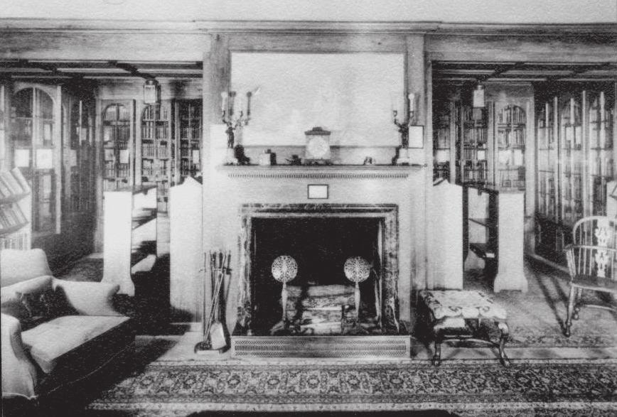 The library at Dormy House, from Morris L.