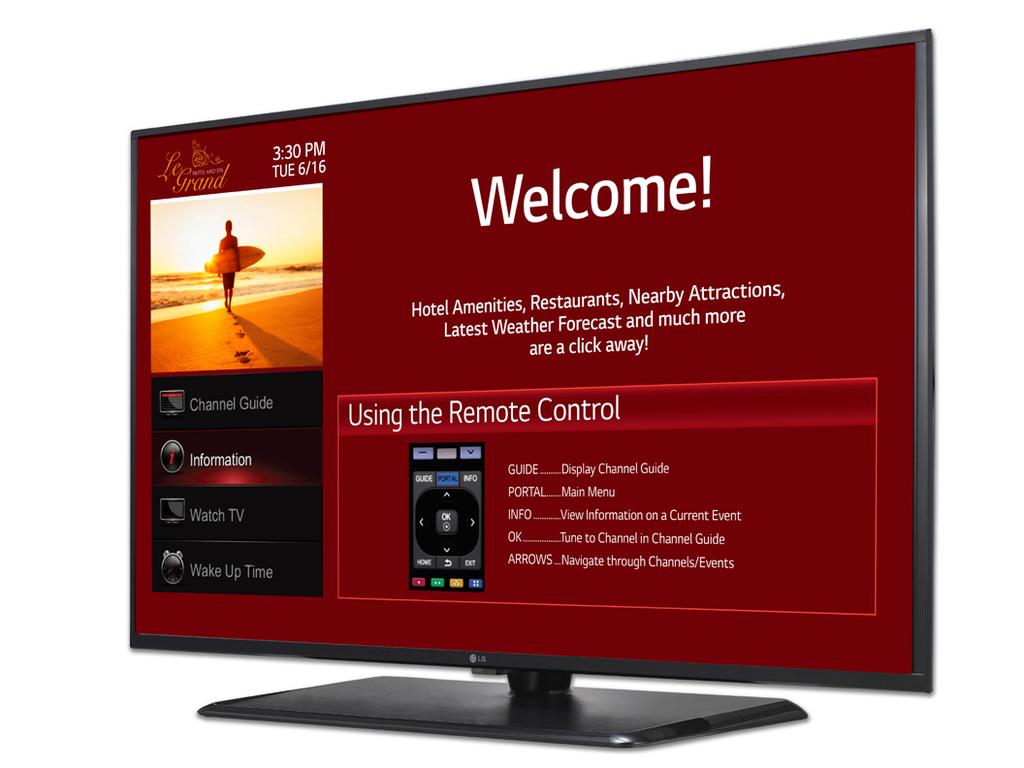 Your LG account manager can coordinate liquidation services through A-Bear TV and Inre Media, our certified Hospitality partners that specialize in installing and also liquidating televisions.