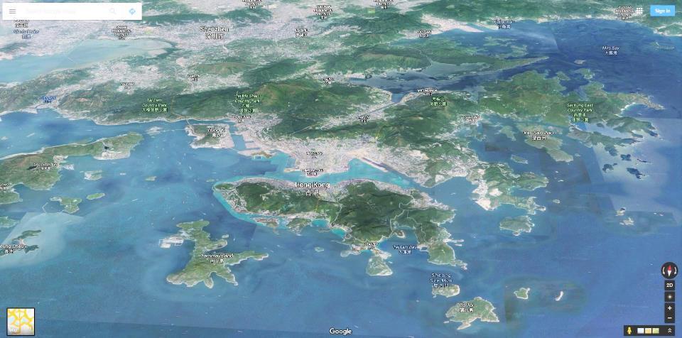 Location of AsiaSat Earth Stations Tai Po Earthstation Unblock view to satellites Surrounded by mountains