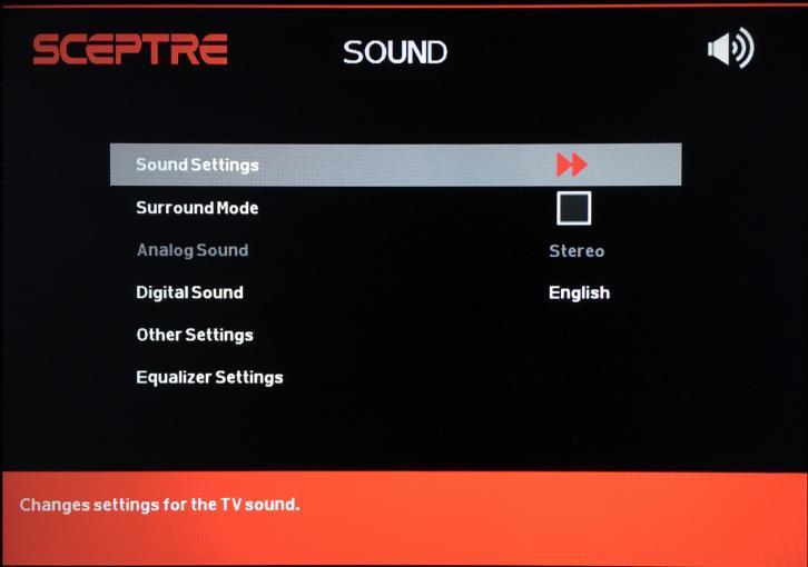 SOUND This option allows users to adjust the display s sound functions. 1. Press MENU to open the OSD. 2.