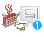 Keep heating appliances as far away from the power cord or the product as