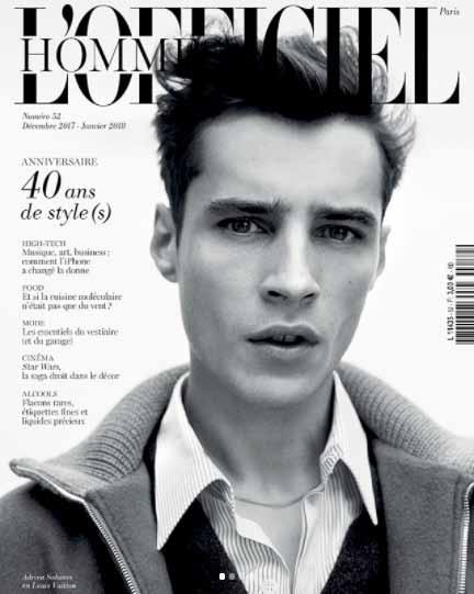 france In 2017, L Officiel Hommes Paris celebrated its 40th anniversary.
