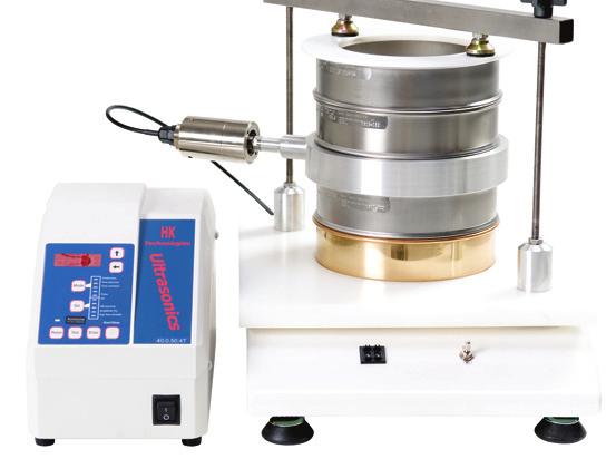The HK Ultrasonic Sieving Tower provides advanced Sieving technology utilizing electromagnetic vibration for multiple deck sieve analysis.