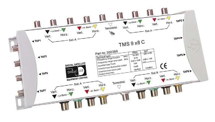 Terrestrial / RF output for TMS 9xC Series: Issue: Some users have mistakenly concluded that the RF / terrestrial signals are missing on the outputs from the TMS 9x4C, TMS 9x6C, TMS 9x8C, TMS 9x12C &