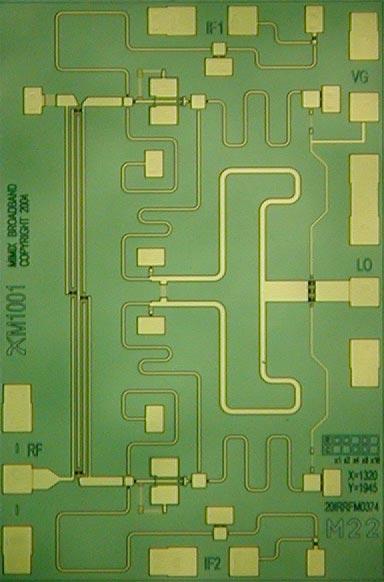 12.4. GHz GaAs MMIC September 27 Rev 4Sep7 M11BD Features Fundamental 8. Conversion Loss 2. Image Rejection +2.