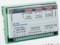 outputs 4 20 ma, 0 10 V Power supply 12 24 V, 110/230 V (option) Protection class