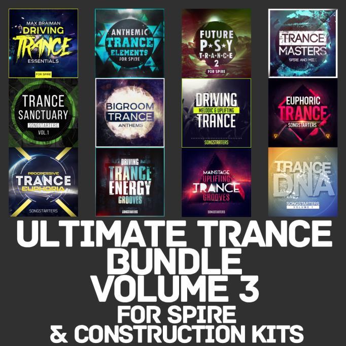 Ultimate Trance Bundle Volume 3 For Spire & Construction Kits Trance Euphoria are proud to present the Ultimate Trance Bundle Volume 3 For Spire & Construction Kits Here at Trance Euphoria we love