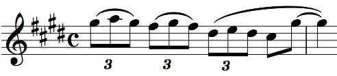 d EXAMPLE : Rhythmic Alteration in Prélude, Flowing Motive, mm 8, 616, 68, 96 Since Le Sacre relies less heavily uon a single motive, as Prélude does, we can instead locate isolated motives that