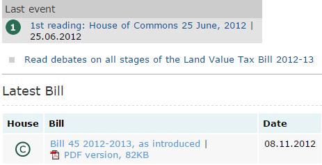 Bills House of Commons and House of Lords Bills Title of the Bill Name of the House Parliamentary session Running number Reference to include: Title of the Bill (not
