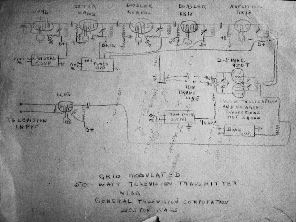 Fig. 3 Schematic In early 1938, GTC received its license renewal for the coming year.