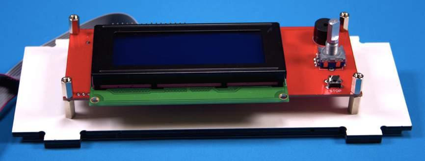 Connect the RAMPS FC cable (marked 1 and 2) to its appropriate positions in the RAMPS 2004 LCD unit and RAMPS