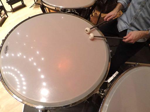 Timpani Next, we will discuss timpani, which I feel display the greatest transformation in sound when shifting from an improper to a proper playing area.
