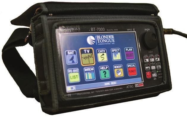 Model: BTPRO-7000S HD Tablet/Touch Signal Analyzer CATV and Satellite Test & Measurement Equipment The BTPRO-7000S is a professional HD Tablet/Touch Analyzer with a frequency range of 4 to 2250 MHz.