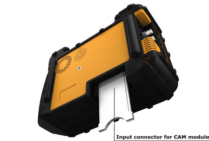 2 Bottom view Figure 7. 2.4 Switching On/Off the equipment This analyser is designed for use as a portable equipment and it does not require any previous installation.