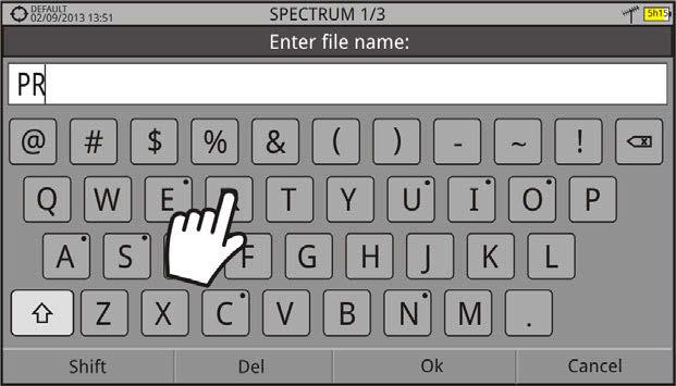 Virtual keyboard/keypad writing.