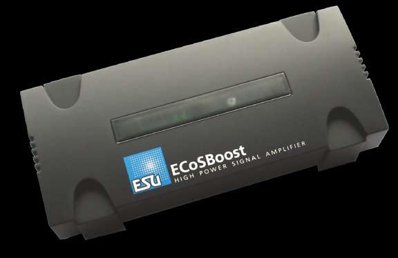 ECoSBoost ECoSBoost - Pre energy Indispensable components of any large model railroad are amplifiers (here called "Booster ): If the power consmption of all of yor moving trains inclding their