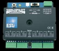 SwitchPilot - Do as yo please SwitchPilot Worldwide, the SwitchPilot is the first mlti protocol switch-, and trnot decoder for activating p to 4 twin coil magnetic accessories (e.g. trnots) or 8 loads, like remote ncopling tracks, or lamps (e.