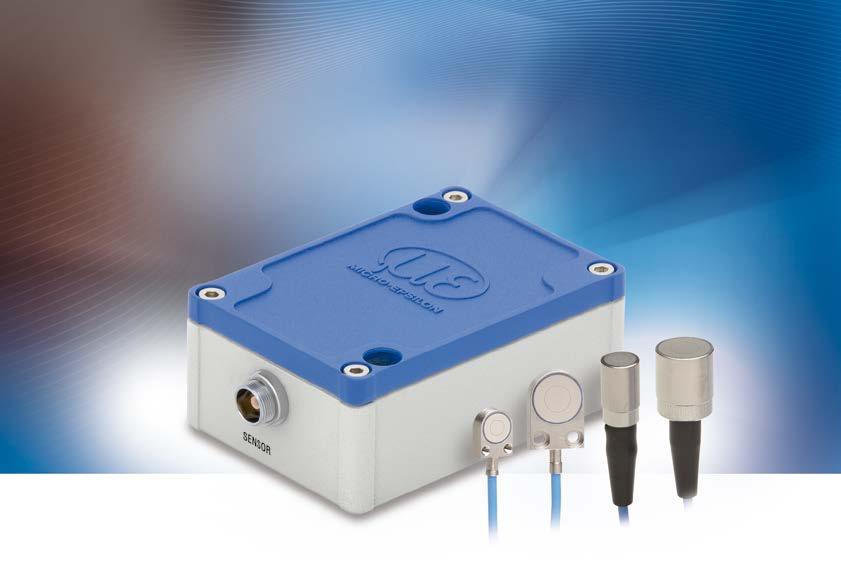18 Compact capacitive single channel measurement system capancdt 61 - Compact and robust construction - High temperature stability - Nanometre repeatability - Suitable for all conductive materials -