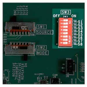 Configuring the DLC103A Module Operation Setting the SW3 Configuration DIP Switch The SW3 configuration DIP switch determines the DLC103A operating parameters, such as allowing 3G signals, signal