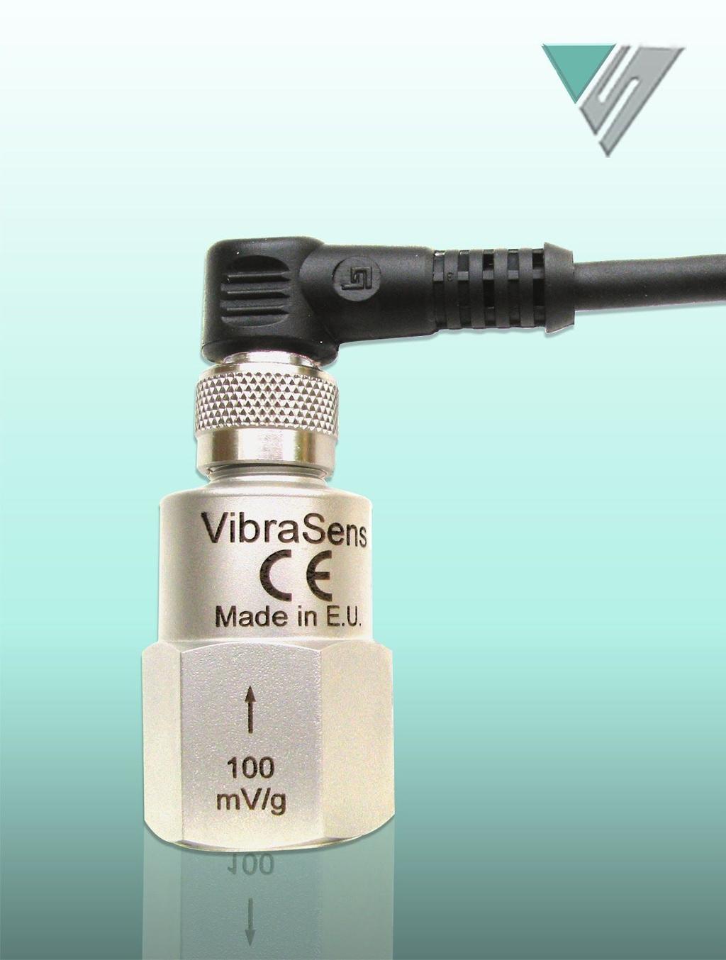 IEPE Premium Accelerometer, Top Connector Main Characteristics Atex Approved for zone 0, 1, 2.