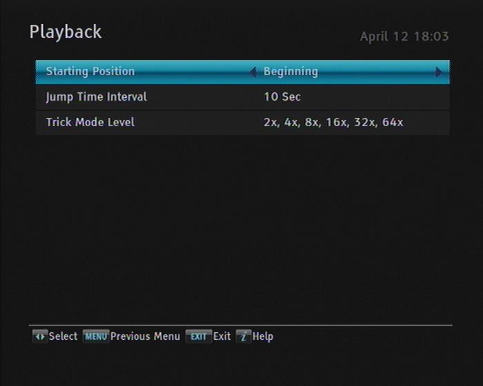 46 Options for playback 29 46 Options for playback To set the options for playback, select the Settings > Playback menu You should see a screen like the left figure If you want to play back a