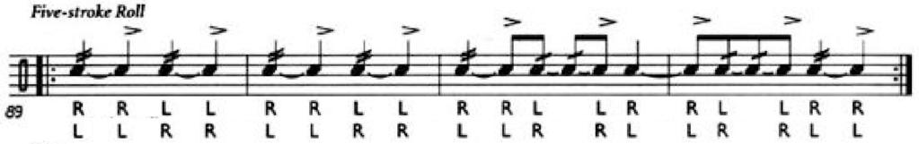 Have a snare solo? Work the roll and diddle sections for a great warmup!