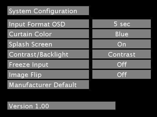 FILTER CONFIGURATION SUBMENU (continued) On-Screen Menu (continued) Peaking Filter (Focus assist) The Peaking Filter is used to aid the camera operator in obtaining the sharpest possible picture.