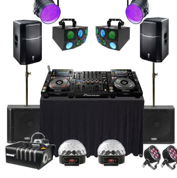 E Q U I P M E N T EVENT DJ PRO PACK Suitable for 280 guests This is an ideal package for any function or event being held in a large function space.