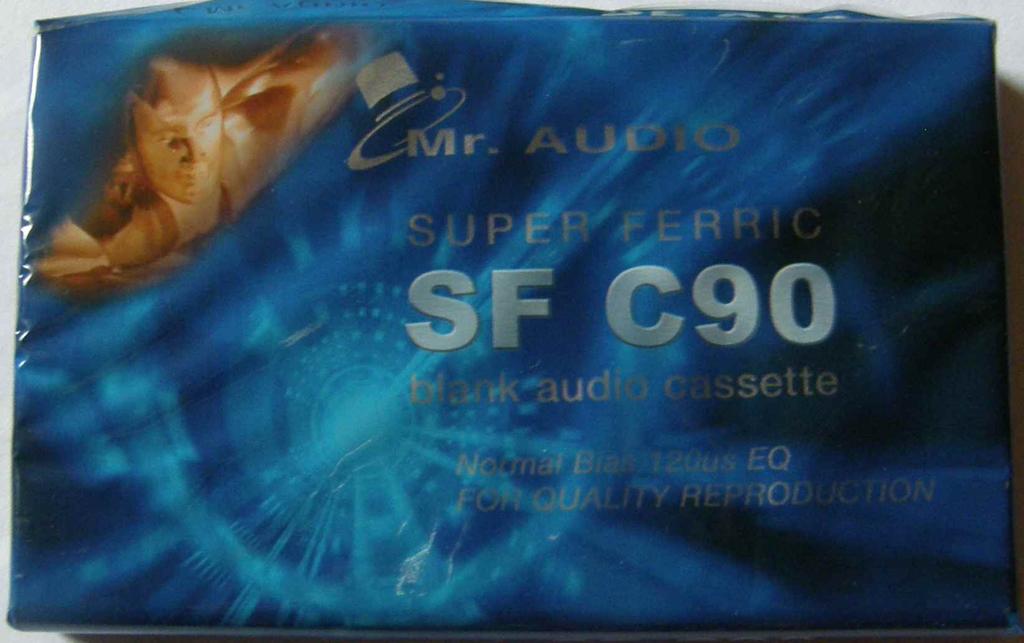 Mr. Audio SF C90 (type I, NOS) 2A Dolby B, double speed.