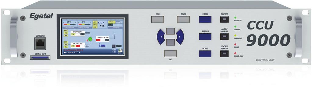Multiple configurations, full flexibility TSoIP inputs The exciter has an integrated Transport Stream over IP receiver able to manage two ASI streams over a Gigabit Ethernet bus.