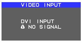 This function gives warning about input resolution or OSD Warnings refresh rate that the monitor cannot display.