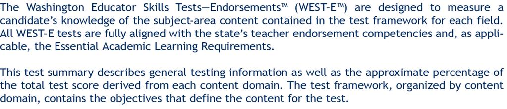 by the Washington Professional Educator Standards Board 1