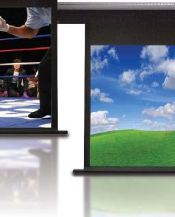 40:1 Vision X2 patented dual screen system features two individual aspect ratios.