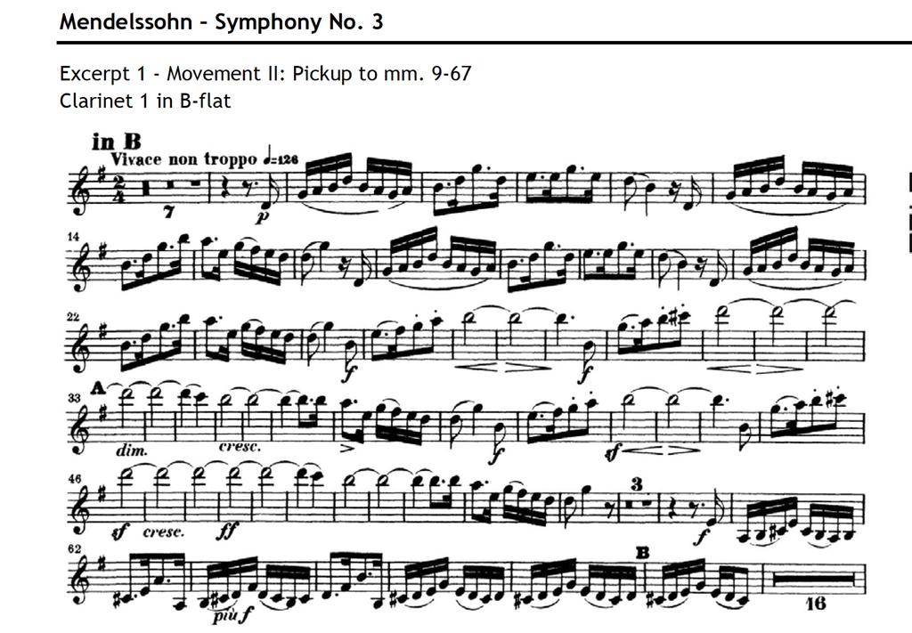 Excerpt 4: Felix Mendelssohn Symphony No. 3, mvt.