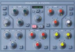 Equaliser & Filter Panel eq and filters As standard, the OXF-R3 offers five-band, fully parametric, EQ with separate HP and LP filter sections on Full input channels.